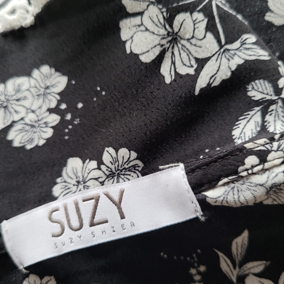 Suzy Shier floral dress Size S/M - Picture 3 of 6